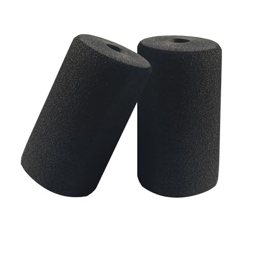 Foot Foam Pads Rollers Replacement,Replacement foam pads,Machine tube leg foam roller pad replacement,Roller Pad for Leg Extension for Weight Bench,Inversion Table and gym exercise equipments - size: 6.4"*3.5"*20mm 2PCS