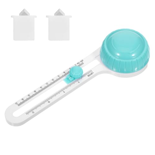 Portable Paper Circle Cutter, Adjustable Craft Cutting Tools Cardboard Circle Cutter Replaceable Blades Compass Cutting for Paper Crafts Scrapbooking, Diameter 4'' to 12.5''