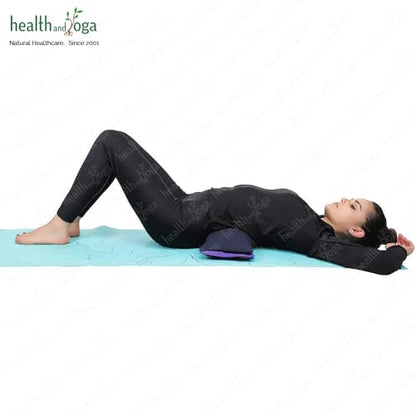 HealthAndYoga(TM) Yoga Sand Bags - Double Bag with Inner Waterproof Bag - Prop for Adding Weight and Support (Purple) - color: Purple