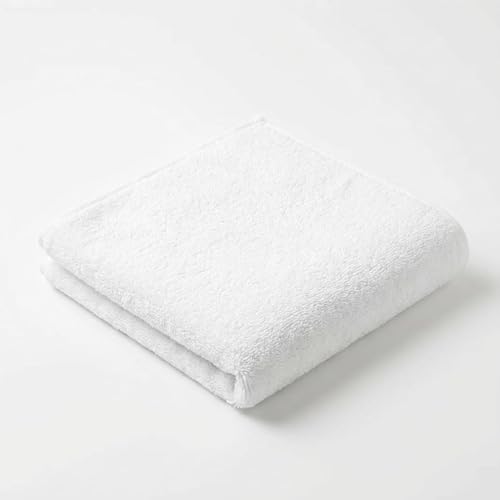 Dalisa Bench Hood Gym Towel, 100% Turkish Cotton, Non-Slip, White - color: White