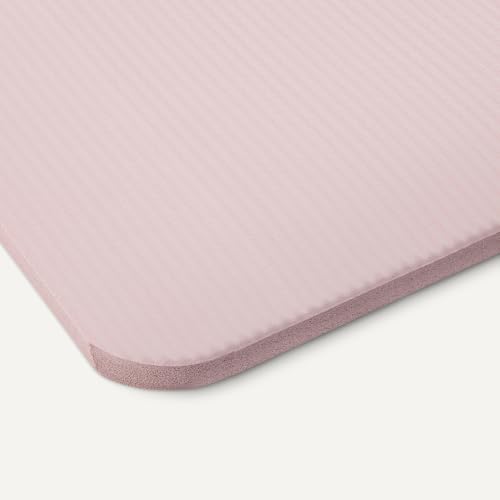 Amazon Basics Extra Thick Exercise Yoga Mat with Carrying Strap - color: Rose, style: 1-Inch
