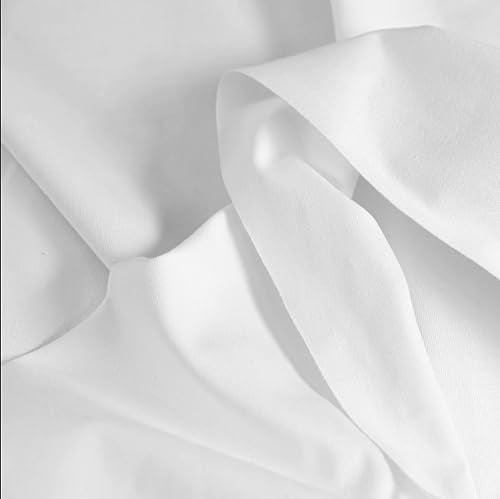 AK TRADING CO. | Premium 10oz White Cotton Duck Canvas Fabric | Heavyweight | 60'' Wide | Arts & Crafts, Upholstery, Home Projects - 5 Yards - color: White, size: 5 YARDS