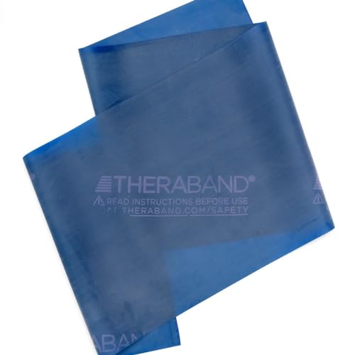 THERABAND Resistance Band, Exercise Workout, Physical Therapy, Blue, 6 Ft - color: Blue - Extra Heavy, size: 1 Count