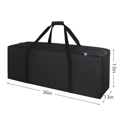COOLBEBE 36-Inch Large Travel Duffle Bag, 100L Heavy Duty Luggage, Black - size: 36" x 13" x 13"