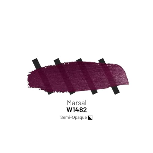 Acrylic Inks for Artists - Marsala Acrylic Ink, 3.38 Fl Oz (100 ml) | Highly Concentrated, Multifunctional Liquid Acrylic Paint - color: Marsala