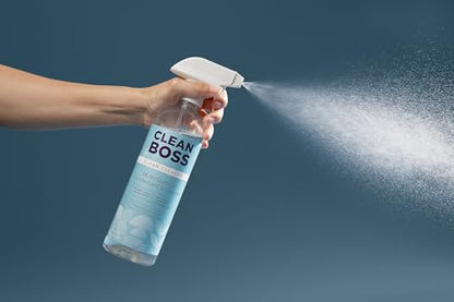 CleanBoss Botanical Disinfectant - 24 oz 2-Pack Multi-Surface Cleaner | Kills 99.9% of Germs + Cold & Flu Viruses - Fresh Thyme Scent - No Rinse on Food Contact Surfaces - Pet Friendly
