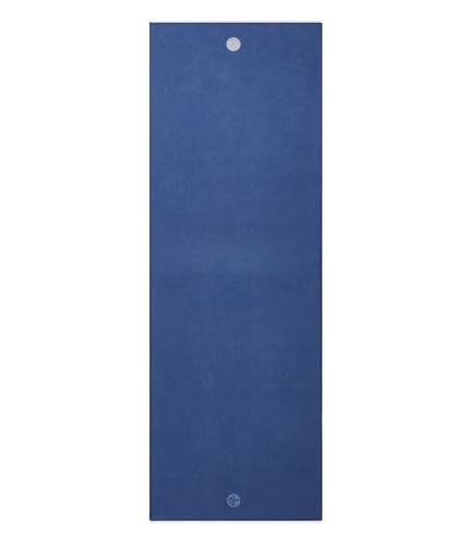 Manduka Yogitoes Hot Yoga Mat Towel - 71" | Moisture Activated Grip | Patented Silicone Nubs | Highly Absorbent, Durable & Easy Care | Made from Recycled Materials | 71 x 24 Inches | Moon - color: Moon, size: 71" x 24"