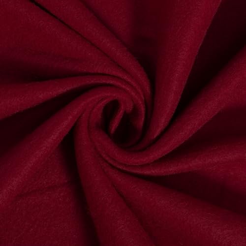 CAI TENG Fleece Throw Blanket 6 Pack Blankets Bulk Soft Lightweight Kid Blanket Cozy Small Blanket 50 x 60 Solid Pet-Friendly Bed Sofa Couch Fleece Fabric Travel Wedding Outdoor Burgundy - color: Burgundy
