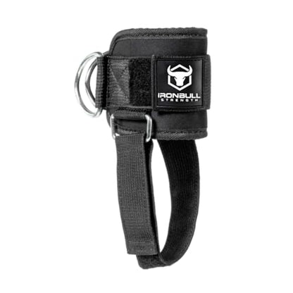 Women's Kickback Ankle Strap for Cable Machines & Resistance Bands: Gym & Home Workout Cuff Attachment for Leg Extensions, Kickbacks, Hip Abductors - Booty Exercises" (Single, Black) - size: Single