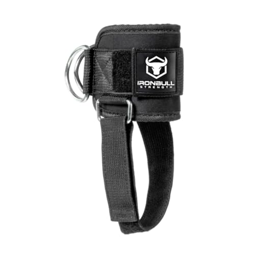 Women's Kickback Ankle Strap for Cable Machines & Resistance Bands: Gym & Home Workout Cuff Attachment for Leg Extensions, Kickbacks, Hip Abductors - Booty Exercises" (Single, Black) - size: Single