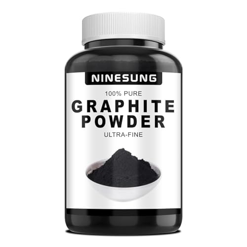Pure Graphite Powder, 44-Micron Ultra-Fine Graphite Powder, Excellent Dry Powdered Graphite's Lubricant, Amazing Artistic Powdered Graphite's for Sketching, Drawing, Pencils, Locks - 8 oz - size: 8 oz