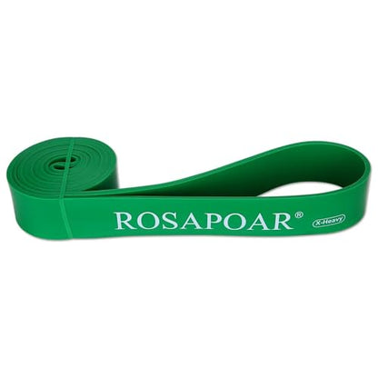 ROSAPOAR Resistance Band Pull up Band Fitness Exercise Bands Natural Latex for Workout Body Stretch Powerlifting Band Fitness Sport Training at Home/The Gym - color: green