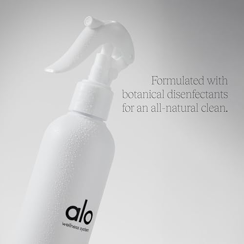 ALO Total Refresh Yoga Mat Cleaner, Eucalyptus-Lavender Scent, 8 oz