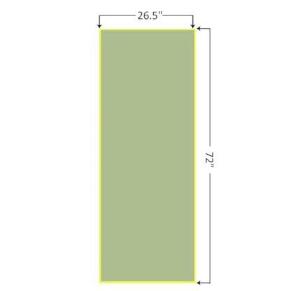 Eunzel Hot Yoga Towel Non Slip Yoga Mat Towel Non-Slip Sweat Absorbent Microfiber Towel for Hot Yoga, Pilates and Workout 72" x 26.5", Olive - color: Olive