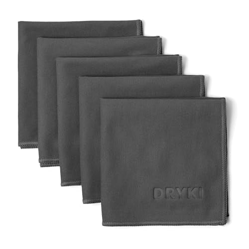 DRYKI Pocket-Sized Sweat Towels - Original Sweat Absorbing Handkerchiefs - color: Dark Grey