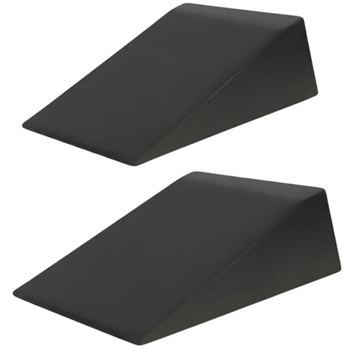 Slant Board for Calf Stretching & Squats – Non-Slip Heel Elevated Squat Wedge Block for Weightlifting, Squat Mobility & Performance | Workout Wedge to Improve Squat Form, Balance & Strength