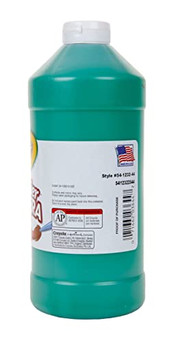 Crayola Tempera Paint, Green Kids Paint, 32 oz, School Painting Supplies, Gifts for Kids, 3, 4, 5, 6 - color: Green