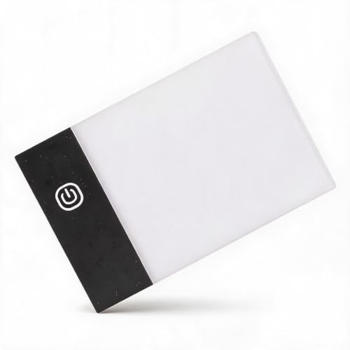 A6 Portable LED Light Box small light pad LED Light Board small light pad Artcraft Tracing Light Pad LED Drawing Tablet, Light Board flip book paper for Mesas de Luz