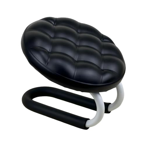 Kneeling Meditation Stool, Prayer Bench Gift Portable Kneeling Bench, Lightweight Meditation Bench Seat for Studio, Praying, Black - color: Black（round)