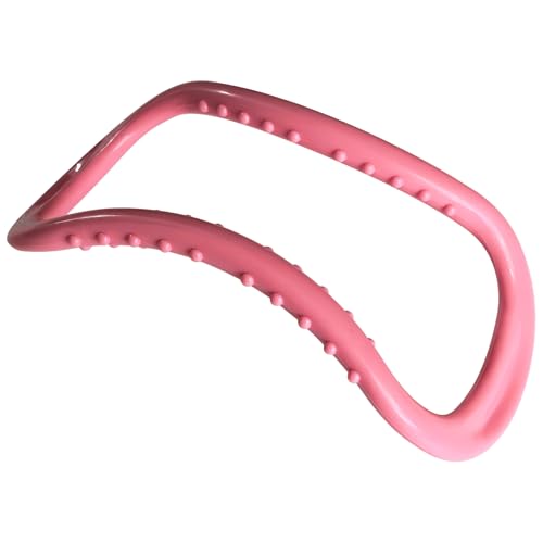 Yoga Circle Stretch Resistance Ring Pilates Bodybuilding Fitness Workout Tools, Non Stretchable，Workout Fitness, PP Material, Non-Slip Handles, Massage Point Design