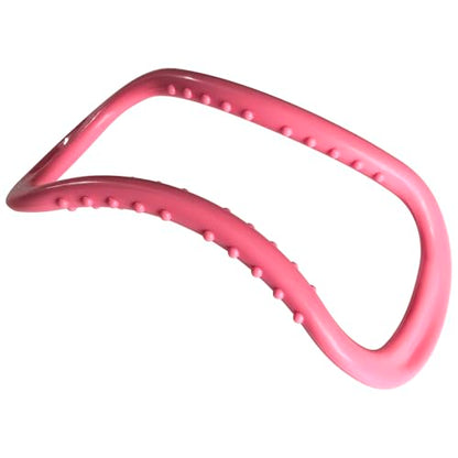Yoga Circle Stretch Resistance Ring Pilates Bodybuilding Fitness Workout Tools, Non Stretchable，Workout Fitness, PP Material, Non-Slip Handles, Massage Point Design