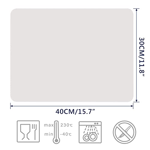 Gartful 2 Pack Silicone Crafting Mats, 15.7" x 11.8" Silicone Mat for Crafts, Large Heat Resistant Sheet for Jewelry Casting, Epoxy Resin, Painting, Counter Table Protector, Placemat, Nonslip, Beige - color: Beige, size: 2pcs - 15.7 x 11.8 inches