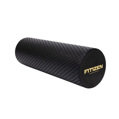 Fitizen Foam Roller – Muscle Massage Rehab Stiff Back Pain Physical Therapy Deep Tissue Firm Exercise Equipment Home Gym Stress Yoga Pilates for The Fit Citizen by FitNation - style: Mini - 12 x 4 Inches
