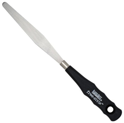 Liquitex Professional Freestyle Small Painting Knife, No. 10 | Rustproof Stainless Steel Knife Blade, Non-Slip Ergonomic Handle for Grip, Riveted Handle for Durability - size: Small, style: No. 10