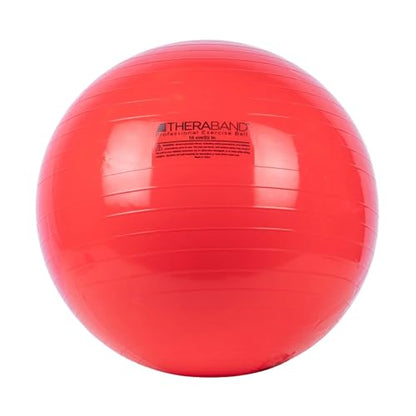 THERABAND Standard Exercise Ball - color: Red - 55cm