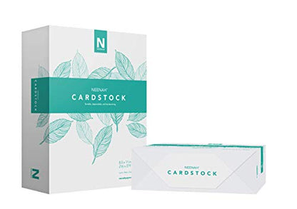 Neenah Vellum Bristol Cardstock, Lightweight, 2 Packs of 325 Sheets/650 Sheets, 67 lb/147 gsm, 94 Brightness, 8.5" x 11" - MORE SHEETS! (91633-01) - size: 2-Pack