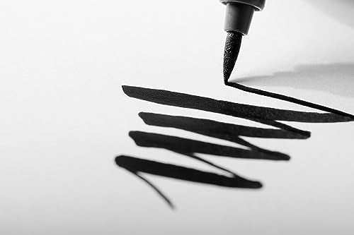 STAEDTLER 371 Pigment Brush Pens | Pigment Arts Adult Fibre-Tip Colouring Pen | Ideal for Calligraphy, Brush Lettering, Drawing, Illustrations (Wallet of 6, Pastel Set)