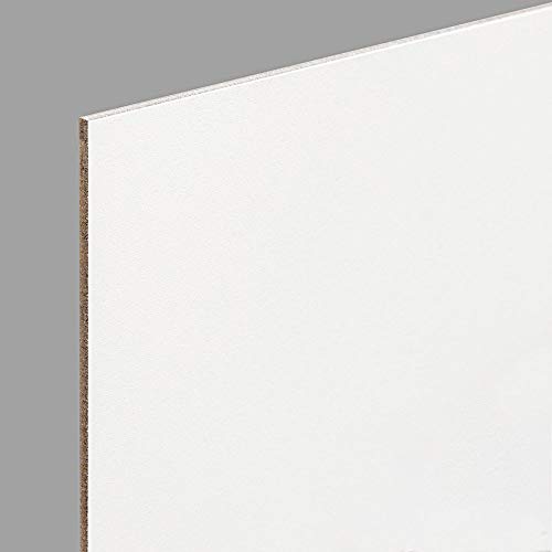 Ampersand Primed Smooth | 14x18 | 1/8" Cradled | Smooth Gesso Panel - color: 1/8" Cradled Profile, size: 14" x 18"