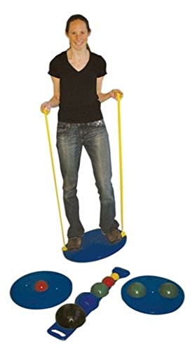 Cando 1736 MVP Balance Syste 10-Ball Set with Rack, 16/20/30" Diameter Boards - size: Set