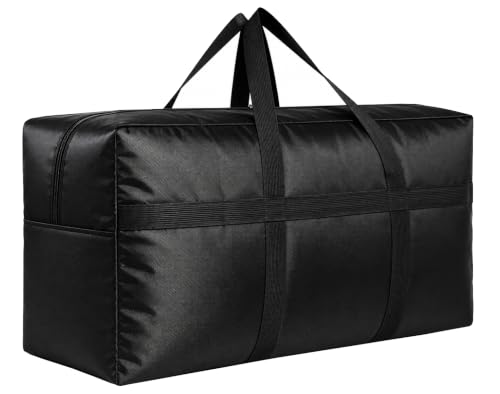 DoYiKe Extra Large Storage Duffle Bag, Duffel Bag for Travel Black 210L - color: Black, size: 210L - 42"l x 13.5"w x 23"h