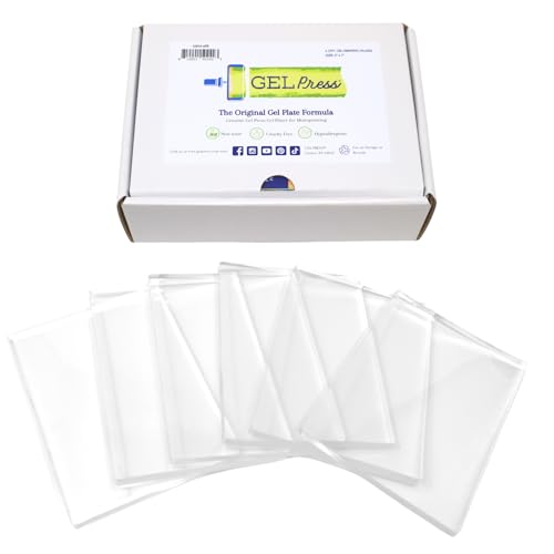 Gel Press Gelli Plate Class Pack - (Size: 5" X 7") - 10810-6PK | 6-Piece Value Pack, Gel Printing Plates for Arts & Crafts - size: 5" x 7" 6-pack