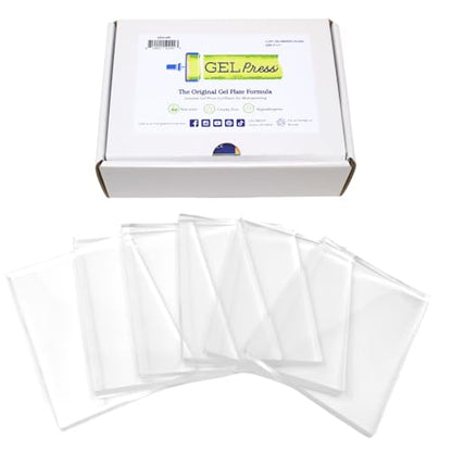 Gel Press Gelli Plate Class Pack - (Size: 5" X 7") - 10810-6PK | 6-Piece Value Pack, Gel Printing Plates for Arts & Crafts - size: 5" x 7" 6-pack
