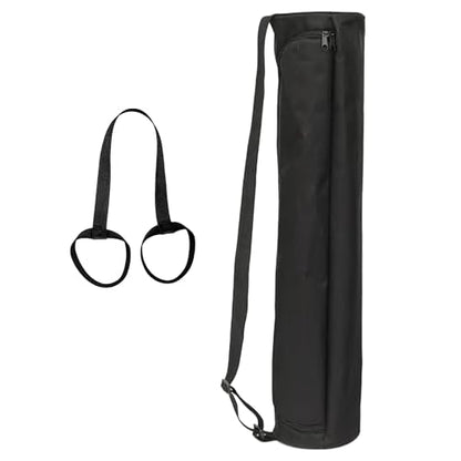 EVEME Yoga Mat Bag for Women & Men,Travel Yoga Gym Bag for 1/4" 1/3" Thick Exercise Yoga Mat,Fitness mat bag,sprot mat pouch - color: Extra Large-Black