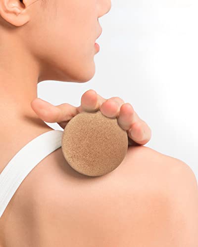 KITWILD Cork Massage Ball, 2.5 Inch, 2 Pack | High Density Fine Particles, Deep Tissue Muscle Massage, Myofascial Release, Yoga Therapy, Lacrosse Ball - style: 2 Pack (2.5'')