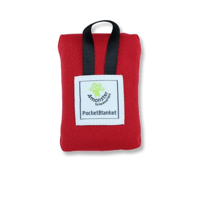Pocket Picnic Blanket Portable Sandproof Beach Mat Ultralight - color: Red