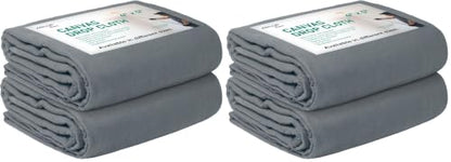 Canvas Drop Cloth for Painting 4x5 feet Pack of 4-8oz Painters Drop Cloths for Painting - All Purpose Canvas Tarps for Floor & Furniture Protection - Recycled Cotton Fabric - size: ‎4x5 Ft - 2 pc (Pack of 2)