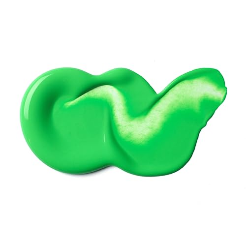 Liquitex Soft Body Acrylic Paint, 2-oz Bottle, Fluorescent Green | Low Viscosity, Highly Pigmented, Satin Finish, Retains Subtle Brush Strokes, Great Surface Coverage, Highly Versatile - color: Fluorescent Green, style: 2-oz Bottle