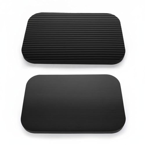 Non‑Slip Yoga Kneeling Pad, Single‑Knee‑Only,11.42"×7.48",Black