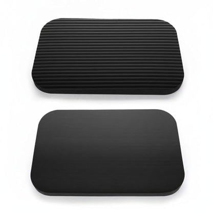 Non‑Slip Yoga Kneeling Pad, Single‑Knee‑Only,11.42"×7.48",Black