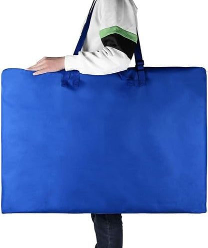 Large Size Art Portfolio Tote with Nylon Shoulder,24"X 36"Light Weight Waterproof Poster Board Storage Bag, Drawing Painting Sketch Bag for Student Art Work Portfolio and Artist