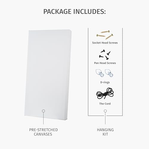 Value Pack of 1 Stretched Canvas 33x33 inch, 1-1/2 (1.5) inch deep for Your Paintings/Artwork/Wall Art/Wall Decor (Pack of 1 Canvas, 33 x 33 inch, Square) - size: 33 x 33 inch, style: Pack of 1