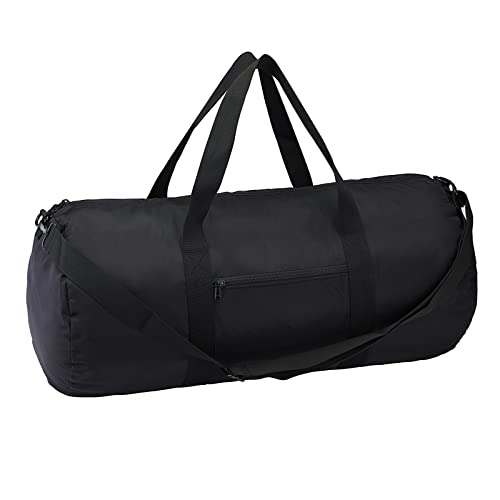 Vorspack 20-24-28 Inches Foldable Gym Bag, Duffel Bag for Men Women - color: 28 Inches Black, size: 28 INCHES