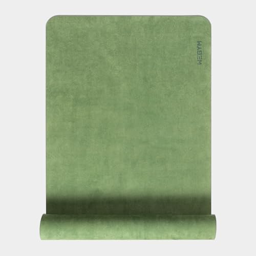WeGym Yoga Mat, 4 mm Cushioned Non-Slip for Yoga, Pilates and Home Workouts - color: Suede_Jungle, style: Suede