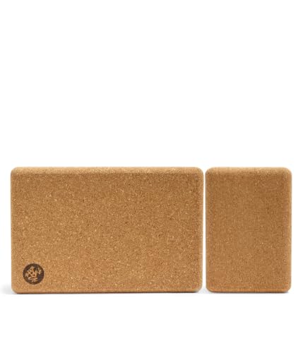 Manduka Yoga Block - Fine-Grain Block, Yoga Equipment, Home Gym Accessory, Pilates Tool, Lightweight for Travel, Extra Firm Workout Accessory with Comfortable Edges - size: 4" x 6" x 9"