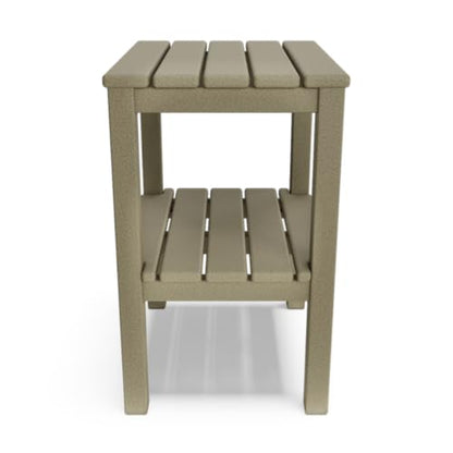 BY THE YARD Accent Table (Weathered Wood) - color: Weathered Wood