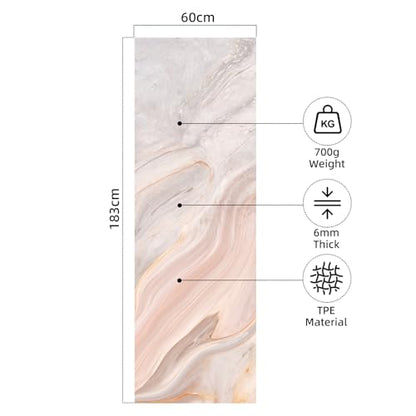 FOLAI Extra Thick Yoga Mat 6mm - color: Khe Sanh